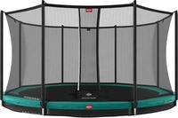 Berg 35.12.92.03, BERG Bodentrampolin Favorit InGround 380 + Sicherheitsnetz...