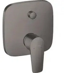 Wannenmischer Talis E f UP Wannenmischer brushed black chrome Unterputz Fertigset -