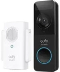 Eufy - T&uuml;rklingel-Kit - kabellos - Wi-Fi - Schwarz - Schwarz/Wei&szlig;