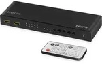 LogiLink HD0049, AV-Matrix-Umschalter, 6 Gbit/s, Schwarz, Metall, 5 W, 0 - 70 &deg;C -