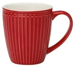 Greengate Becher ALICE Rot 400 ml Kaffeebecher Everyday Geschirr Serie RED - Rot