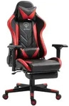 Gaming Stuhl mit Fu&szlig;st&uuml;tze und ergonomsichen 4D-Armlehnen gaming chair in
