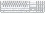 Apple Magic, Volle Gr&ouml;&szlig;e (100%), Verkabelt & Kabellos, USB + Bluetooth, Aluminium,