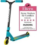HUDORA Stunt Scooter Kids, hellblau - Trick Roller ABEC 9 Kugellager - Kinder ab 6