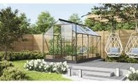 Vitavia Gew&auml;chshaus "Triton 6200" inkl. Stahlfundament schwarz 6,2 m&sup2; 3 mm ESG