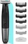 Braun Series X XT5200, Folienschaber, Schwarz, Metallisch, Tasten, Leistung, AC,