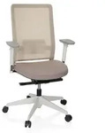 hjh OFFICE Profi B&uuml;rostuhl PURE WHITE Ergonomischer Schreibtischstuhl mit...