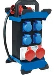 as-Schwabe Tragbarer Stromverteiler CEE 400V 16A auf 4x Schuko & 2x CEE IP44