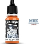 Vallejo 70.911, 17 ml, Orange, Matte, Flasche - Bunt/Orange/Wei&szlig;