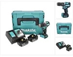 Makita DHP 487 RFJ Akku Schlagbohrschrauber 18 V 40 Nm Brushless + 2x Akku 3,0...