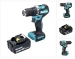 Makita DDF 487 T1 Akku Bohrschrauber 18 V 40 Nm Brushless + 1x Akku 5,0 Ah -...