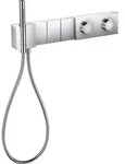 hansgrohe Fertigmotageset Sel. Axor Edge UP-Thermostat, 3 Verbr., Diamantschl., chr -