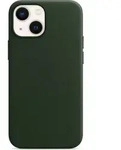 Apple Leather Case MagSafe iPhone 13 mini schwarzgr&uuml;n - Gr&uuml;n