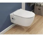 SSWW Taharet WC Inkl. Armatur und abnehmbarer Softclose Sitz Dusch-WC H&auml;nge-WC