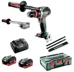 Metabo Akku-Bohrschr BS 18 LTX BL Q I+PowerX3+2x5,5Ah+ASC145 + Meterstab