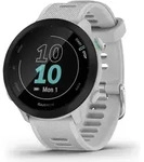 Garmin Forerunner 55 - Smartwatch - Wei&szlig; - Sportuhr mit Band - Silikon - wei&szlig; -