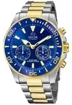 Jaguar Herren Uhr J889/1 Edelstahl vergoldet Hybrid Connected - Silber