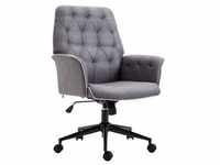 HOMCOM Bürostuhl mit Wippfunktion Drehstuhl Home-Office-Stuhl...