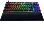 Razer Huntsman V2 Tenkeyless Purple Switch, German Layout - Schwarz