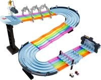 Hot Wheels Mario Kart Regenbogen Rennstrecke, inkl. 2 Spielzeugautos