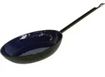 RIESS 0565-025, Rund, Allzweckpfanne, Schwarz, Blau, Emaille, Keramik, Gas,