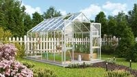 Vitavia Gew&auml;chshaus "Domus 9900" aluminium 9,9 m&sup2; 3 mm ESG