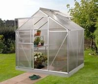 Vitavia Gew&auml;chshaus "Triton 6200" inkl. Stahlfundament schwarz 6,2 m&sup2; 6 mm HKP
