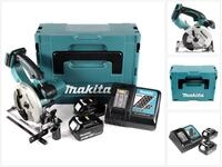 Makita DSS 501 RGJ 18V 136 mm Li-ion Akku Handkreiss&auml;ge im Makpac + 2x 6,0 Ah...