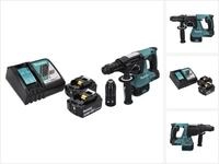 Makita DHR 243 RG Akku Bohrhammer 18 V SDS plus Brushless + 2x Akku 6,0 Ah +