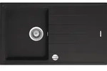 Granitsp&uuml;le Victory S780.20 - black, ab 45er Unterschrank, 78 x 50 cm - Schwarz