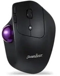 Perixx PERIMICE-720, Bluetooth, ergonomische Trackball Maus, schnurlos, schwarz -