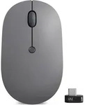 Lenovo Go USB-C Wireless Mouse, Beidh&auml;ndig, Optisch, RF Wireless, 2400 DPI, Grau -
