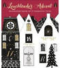 Leuchtender Advent: Adventskalender-Leporello mit 24 transparenten Türchen 