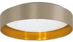EGLO LED Deckenlampe Maserlo 2, Textil Deckenleuchte, Wohnzimmerlampe Decke aus...