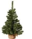 Tannenbaum k&uuml;nstlich im Jutesack 60cm gr&uuml;n - Gr&uuml;n