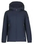 Icepeak Konan Jr Softshelljacke Kinder mit Kapuze, Farbe:Schwarz, Kinder Gr&ouml;&szlig;en:140
