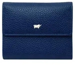 Portemonnaie ASTI Geldb&ouml;rse M 8 Kartenf&auml;cher blau Damen - Leder - Blau