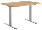 Topstar E-Table elektrisch h&ouml;henverstellbarer Schreibtisch buche rechteckig,