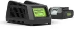 Greenworks 24V Starter Kit 4Ah Batterie und Ladeger&auml;t GSK24B4 - Gr&uuml;n