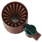 Sammelfilter 100 mm mit Hahn braun