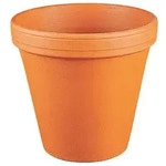 SPANG Blumentopf (Verkaufseinheit: 15) Ton &Oslash;14 cm konisch natur 900140 4013921001106