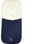Heitmann Felle Steppfu&szlig;sack, Serie "Eisb&auml;rchen" Farbe: Marine / Naturwei&szlig;...