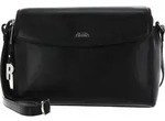 PICARD Leder Umh&auml;ngetasche Schultertasche Really Crossbody Bag Black schwarz -