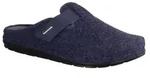 Rohde 6741-56 Herren-Hausschuhe, Pantoffel, Softfilz/Leder, Ocean (Blau) - Haus...