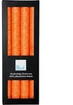 Stearin Stabkerze Set - orange - Orange