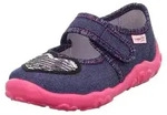 Superfit M&auml;dchen Bonny Hausschuh, Blau 8000, 27 EU - Dunkelblau - 27