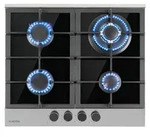 Klarstein Gaskocher 4-Flammig, 8 kW Einbau-Gaskocher f&uuml;r Innenbereich,