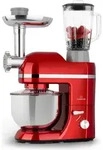 Klarstein Knetmaschine K&uuml;chenmaschine mit Fleischwolf, 1800W Teigmaschine Klein, 6