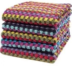 5er Set Trockent&uuml;cher, 100% Baumwolle, 45x90 cm, bunt - Bunt