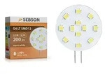 LED Lampe G4 warmwei&szlig; 3W / 20W 200lm GU4 Leuchtmittel 12V Stiftsockel SEBSON